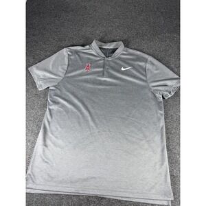 Los Angeles Angels Shirt Mens XL Gray MLB Baseball Nike Golf Dri Fit Lightweight
